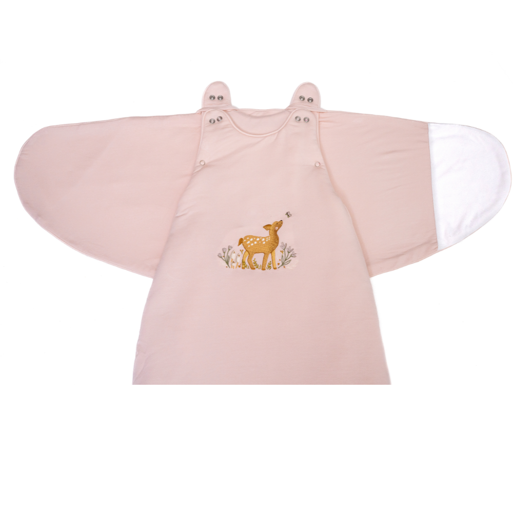 Sleeping bag: The little fawn - misty pink