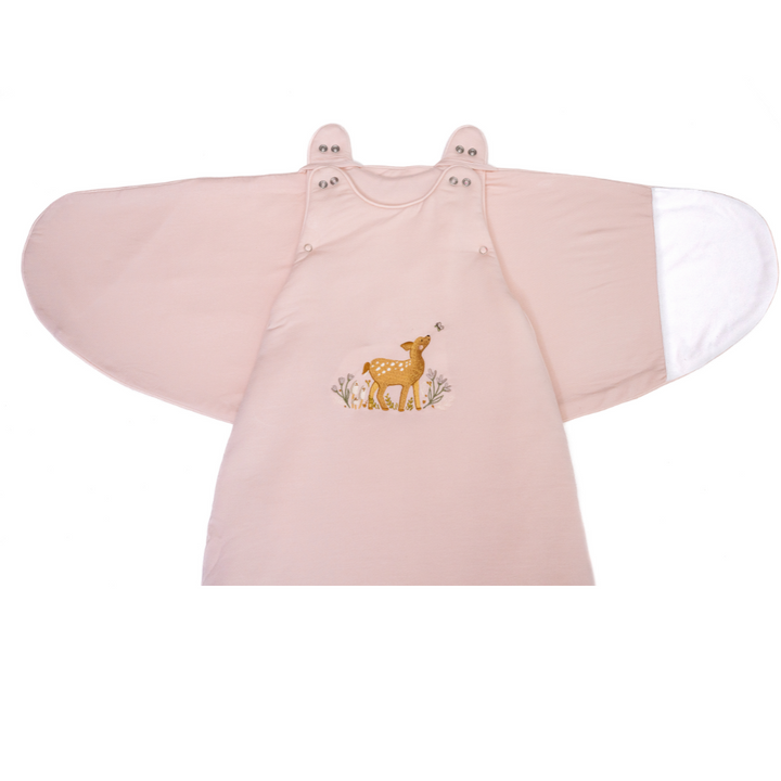 Sleeping bag: The little fawn - misty pink