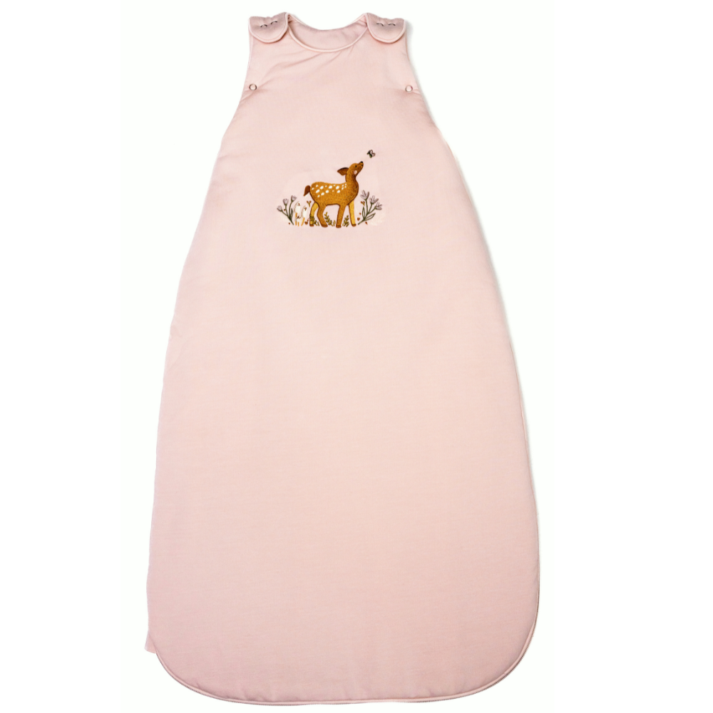 Sleeping bag: The little fawn - misty pink