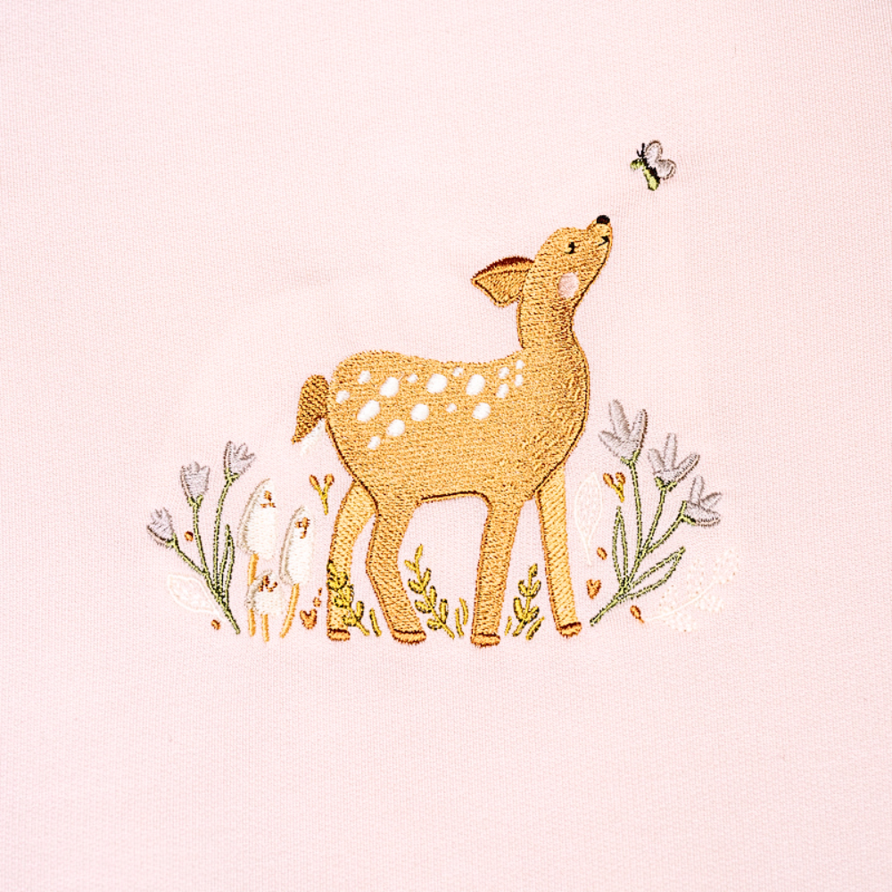 Sleeping bag: The little fawn - misty pink