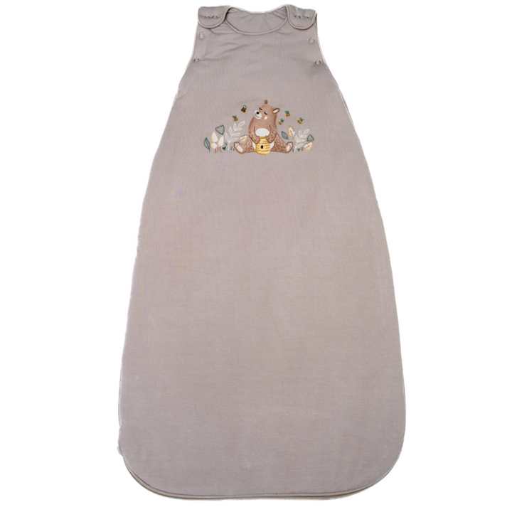 Sleeping bag: The bear and his honey - Greige