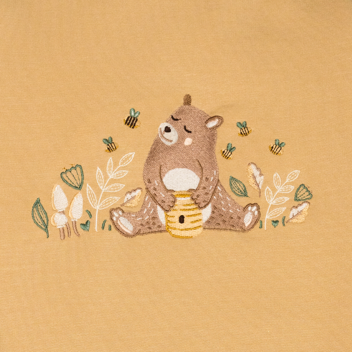 Sleeping bag: The bear and his honey - Honey color