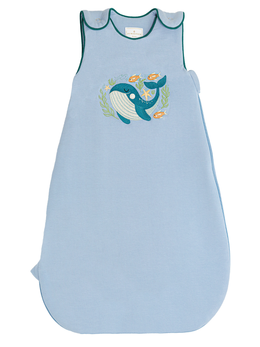 Sleep Sack: Whale Design – Aqua Blue