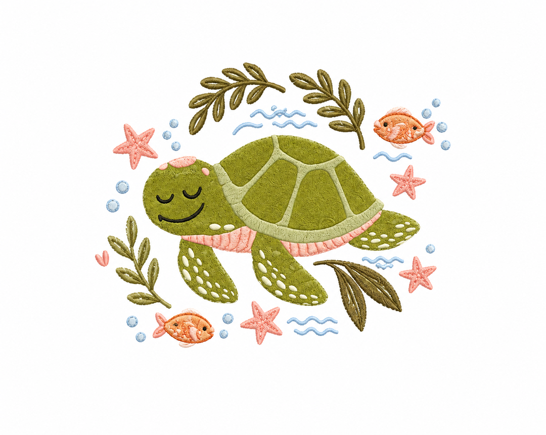 Gigoteuse: Design Tortue - Bleu Aqua