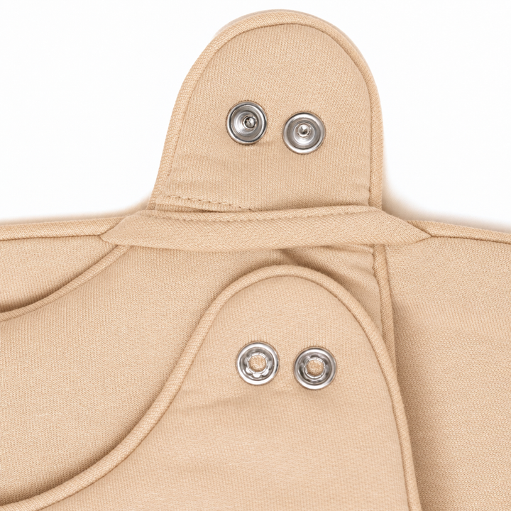 Gigoteuse bébé Ecowool couleur miel avec rembourrage laine et laine mérinos
